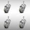 Service Caster 3 Inch SS Gray Polyurethane Wheel Swivel 3/8 Inch Threaded Stem Caster Set SCC SCC-SSTS20S314-PPUB-381615-4 - alternate 1